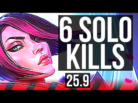 FIORA vs DARIUS (TOP) | 6 solo kills, 12/2/6 | EUW Master | 25.9