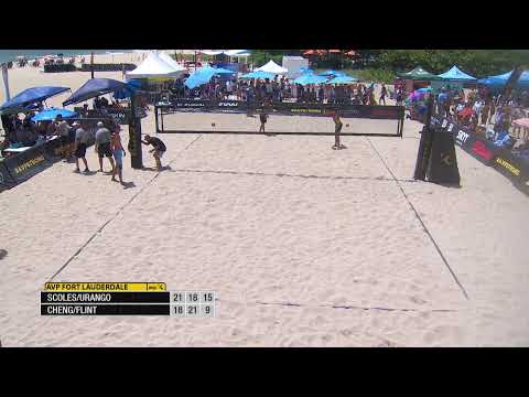 Fort Lauderdale 2022 | Cheng/Flint vs. Scoles/Urango | Women's Semifinal Court 1 | Pro Series