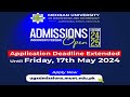 Mehran University Admission 2024 | MUET Admission deadline extended | MUET Admission 2024-2025 news