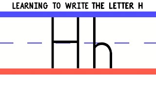 Write the Letter H - ABC Writing for Kids - Alphabet Handwriting by 123ABCtv