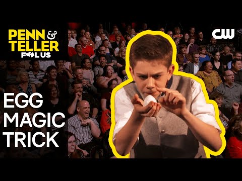 14-Year-Old Magician Fools Penn & Teller with Egg Magic Trick | Penn & Teller: Fool Us | The CW