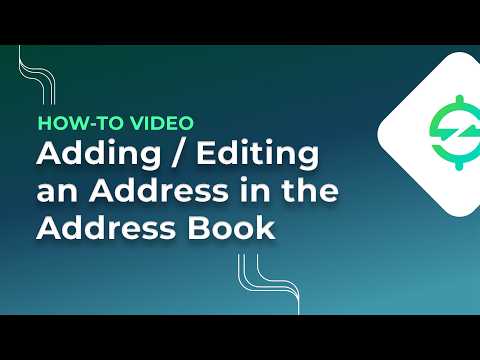 Add Address to Profile Demo