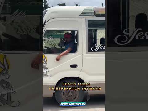 ruta que se dirige  de santa lucia  hacia la esperanza intibuca #honduras