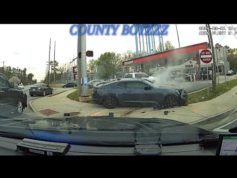 Perp In Stolen ZL1 Camaro Flees From The Clayton County Sheriff's Office Blackhawk Unit