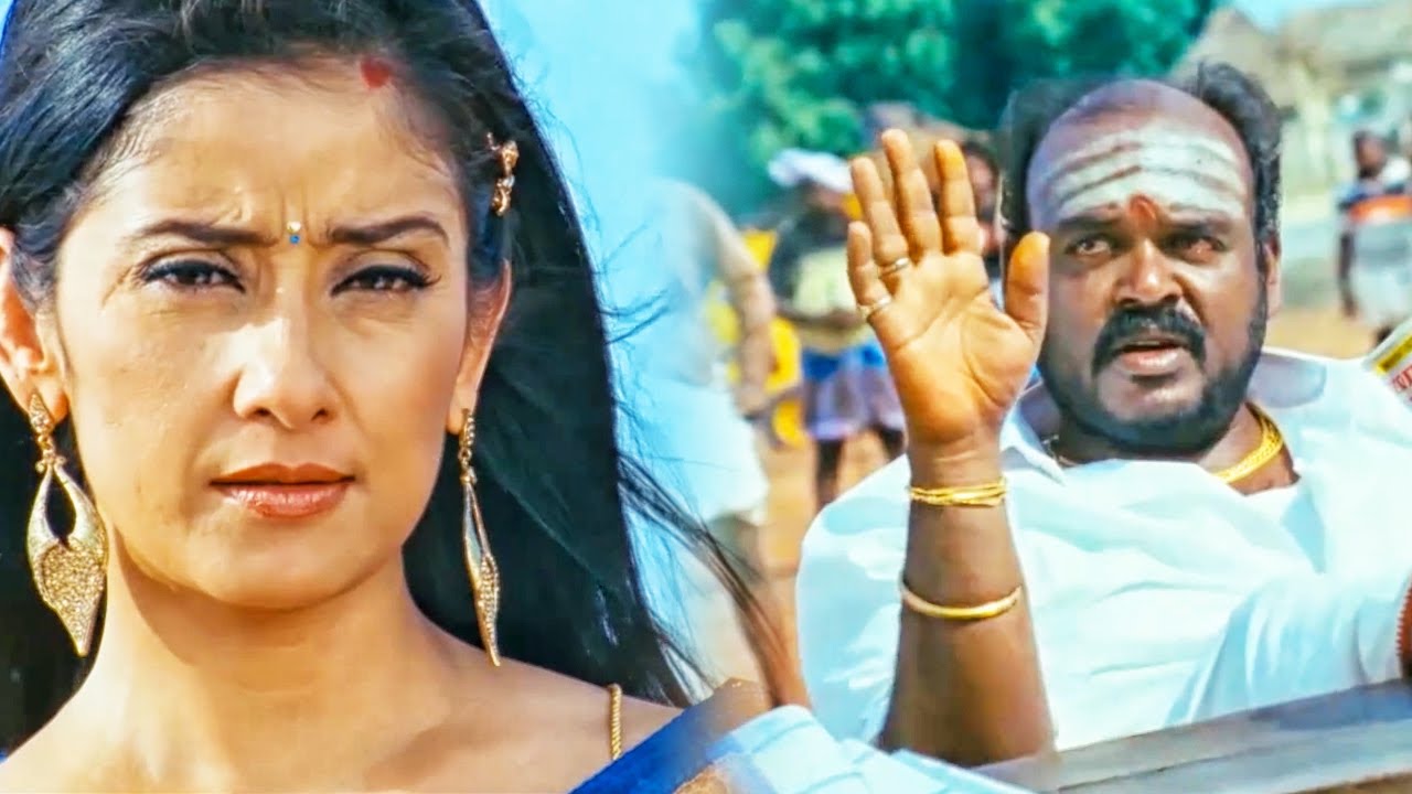 ये गुंडे को Manisha Koirala ने अच्छा सबक सिखाया | Jamai Raja फिल्म का मज