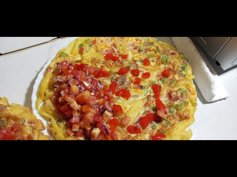 Chips Mayai // Chips Zege //Tanzanian Street food // French Frys in Egg omelet