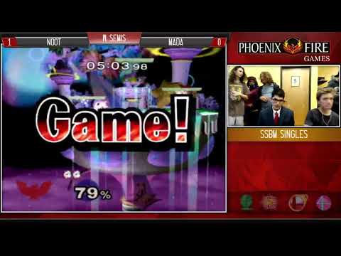 Extra Life 2017: NOOT (Falcon) vs. Mada (Puff) - SSBM Singles Winners Semis
