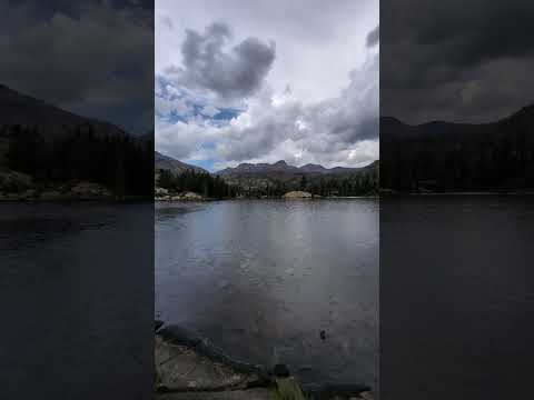 Summer Rain at Grass Lake, Desolation Wilderness (Aug 3, 2024)