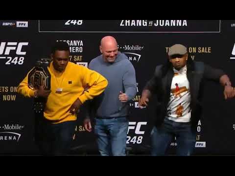 Adesanya and Romero had a dance off