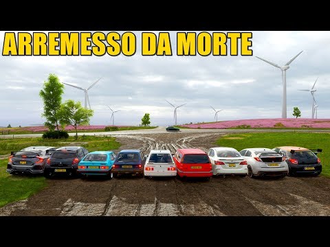 DEATH THROW WITH FRONT WHEEL DRIVE CARS - FORZA HORIZON 4 ONLINE - GAMEPLAY