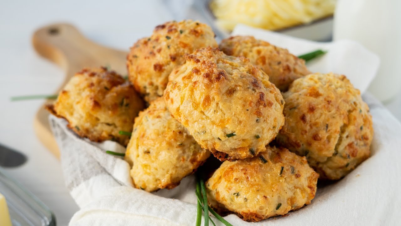 Cheddar Chive Drop Biscuits!
