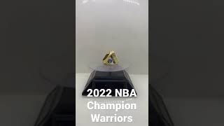 2022 NBA Golden State Warriors FMVP Basketball Championship ring
