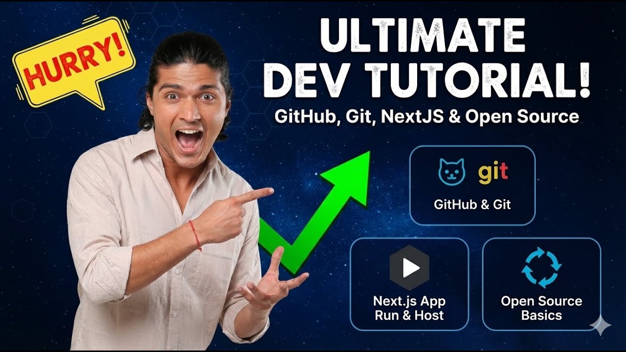 From Zero to Hero: GitHub, Git, NextJS Hosting & Open Source Explained!