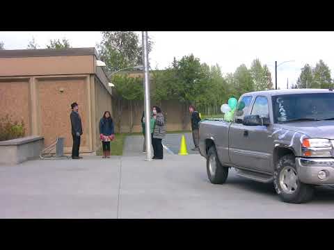 2020 Graduation Receiving the Diplomas