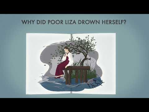 Why did  Karamzin's "Poor Liza" drown herself?