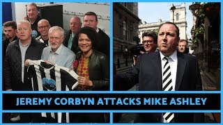 Jeremy Corbyn attacks Mike Ashley