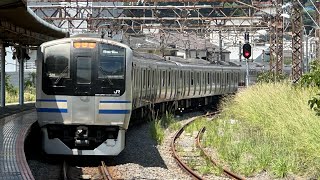 E217系 横須賀線 車窓+走行音【逗子～東京】