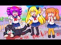 The Squad Goes To YANDERE SCHOOL In Roblox…