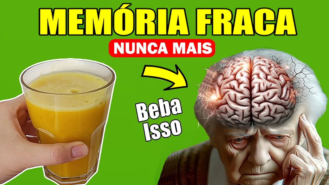 Suco para MELHORAR A MEMÓRIA, Previne o ALZHEIMER e a DEMÊNCIA #memóriafraca 🔝