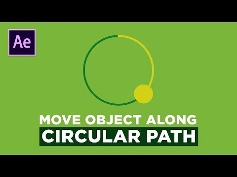 Object along path Animation After Effects Tutorial