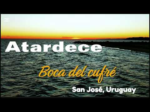 Atardecer en Boca del Cufré, San José, Uruguay 🇺🇾