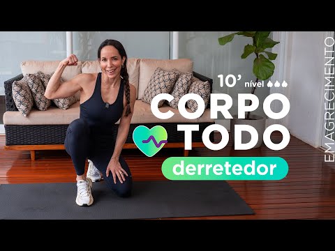 Treino rápido pra fazer em casa em dias corridos -  zero equipamentos e zero pulos-Carol Borba