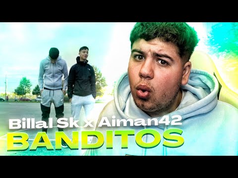 SK X 42 😨 REACCION a Billal Sk x Aiman42 - Banditos (Video Oficial)