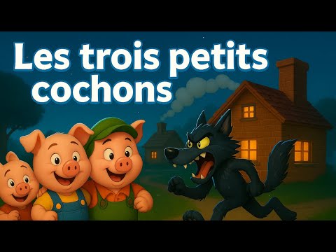 L'Histoire des Trois Petits Cochons 🐷🐺🏠 - Conte animé pour enfants de 3 à 6 ans | Histoire du soir