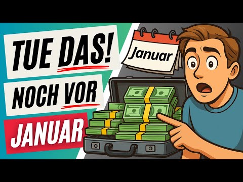 9 Dinge, die du VOR 2026 finanziell unbedingt noch TUN MUSST!