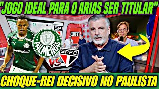 🔥 PALMEIRAS vai COM TUDO para O CLÁSSICO | Arias TITULAR no Choque-Rei decisivo do Paulistão