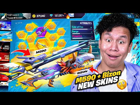 New Legendary Bizon & M590 Skins 😱 Better than Evo Guns ?? Tonde Gamer