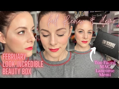 CREATING A SIMPLE LOOK WITH FEB'S LOOK INCREDIBLE DELUXE BEAUTY BOX | Full product test & review