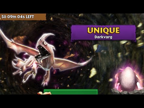 Darkvarg Max Level 150 Titan Mode - Unique Night Terror - Dragons:Rise of Berk