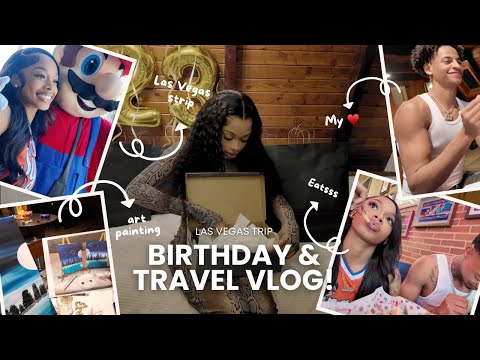 Birthday X Vegas Trip | Grwm 💋| Painting W Kiy 🎨 | Gane Days 🤭