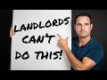 UPDATED! What landlords Can & Can’t do - Guide for California Landlords & Tenants