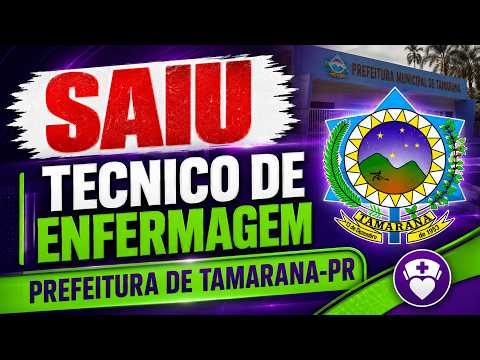 TECNICO DE ENFERMAGEM PREFEITURA DE TAMARANA -  PR