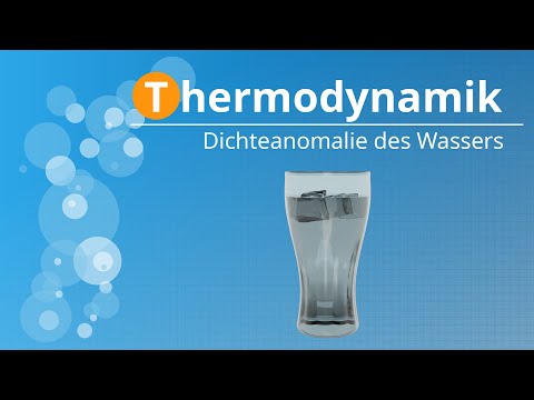 Dichteanomalie des Wassers