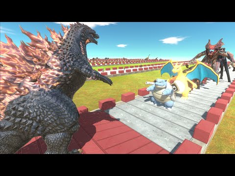 GOJIRA GODZILLA DEATH RUN - Animal Revolt Battle Simulator