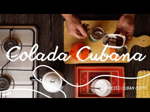 How to make a traditional Cuban Colada coffee