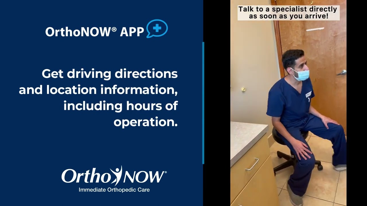 OrthoNOW® Mobile App: Refer a Patient to An OrthoNOW Clinic
