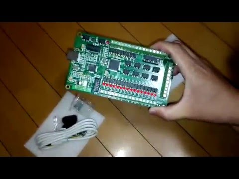 AKZ250  4 axis CNC Motion Controller USB Card Mach3 200KHz Breakout Board Interface, Stepper/Servo