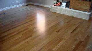 preview picture of video 'Excel Floors Natural 3 in red oak flooring. Crystal Lake, Il'