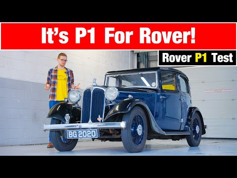 The Rover P1 Is An Advanced Pre War Classic! Rover P1 10 Sports Saloon Road Test