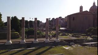 4K video of Rome, Italy Roman Forum, Forum Romanum