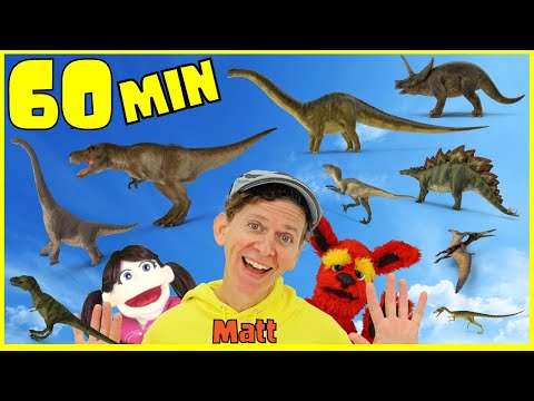 Dinosaur and More Songs with Matt | 1 Hour Long Play | What Do You See? Song
