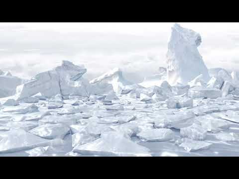 Antarctica Frozen Glacier