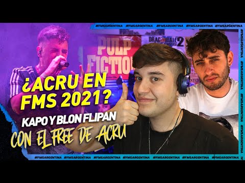 ¡ACRU PARTE LA FMS ARGENTINA! REACCIÓN CON BLON AL SHOW DE ACRU EN FMS ARG J03