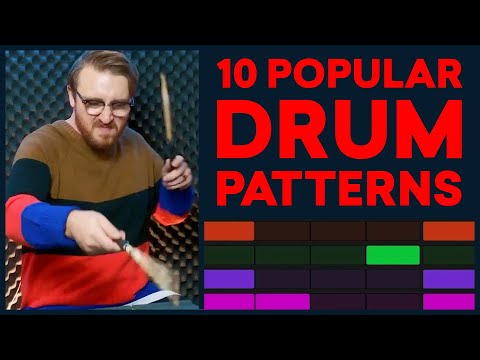 Here's 10 popular drum patterns every producer needs to know.