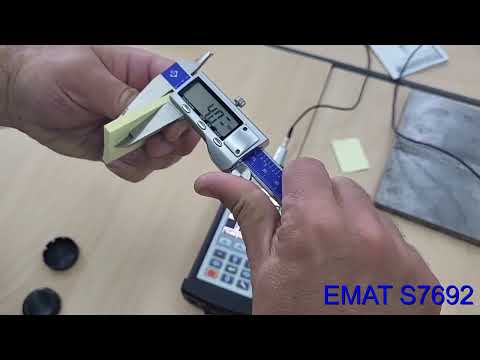 EMAT Transducers S7692 & S7694 by A1270 EMAT thickness gauge Lift Off test
