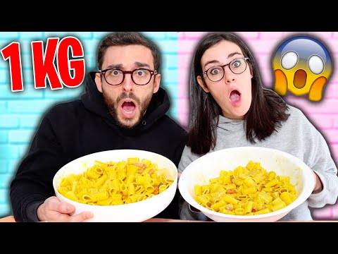 1 KG DI CARBONARA! MURRY vs LA MIA RAGAZZA! *Chi vincerà?*